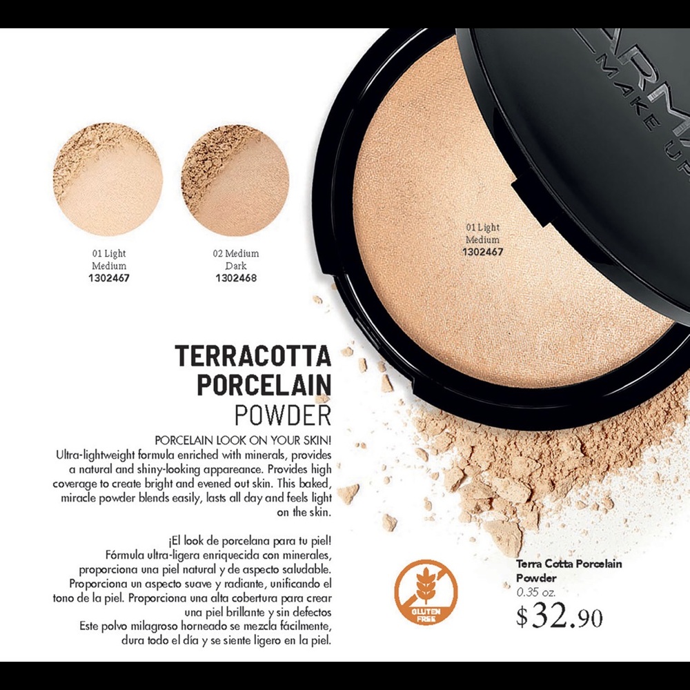 Terra-cotta Porcelain Powder